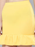 Yellow Frilled Co-ordinate Dress3