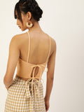 Fawn Tie Back Top