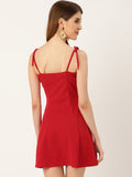 Red Bustier Dress