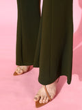 Olive Trouser Top Co-Ordinate